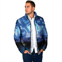 NZ Maori Matariki Scenery Padded Jacket Galaxy Sky LT7 - Polynesian Pride