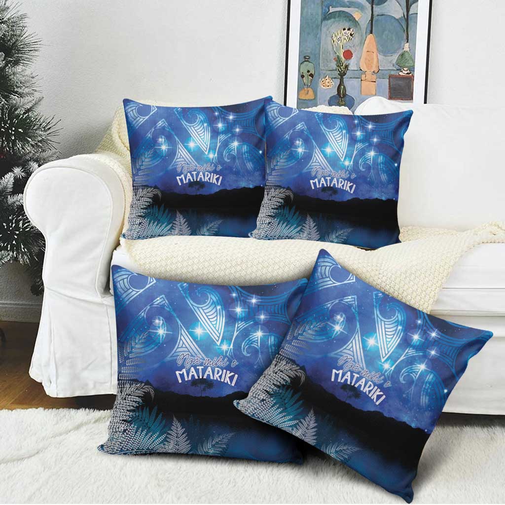 NZ Maori Matariki Scenery Pillow Cover Galaxy Sky LT7 - Polynesian Pride