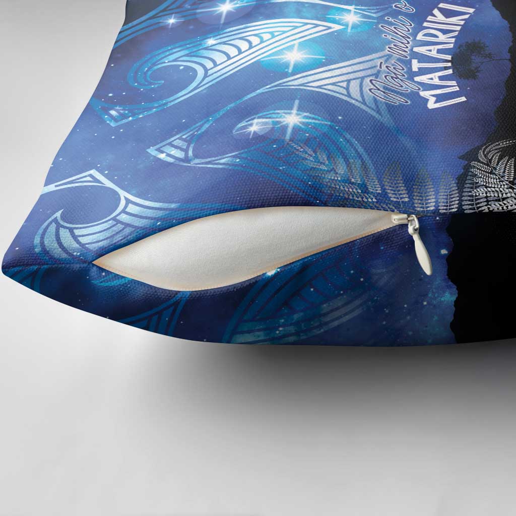 NZ Maori Matariki Scenery Pillow Cover Galaxy Sky LT7 - Polynesian Pride