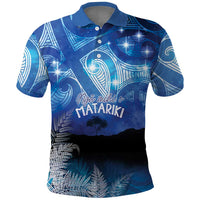 NZ Maori Matariki Scenery Polo Shirt Galaxy Sky LT7 Galaxy - Polynesian Pride