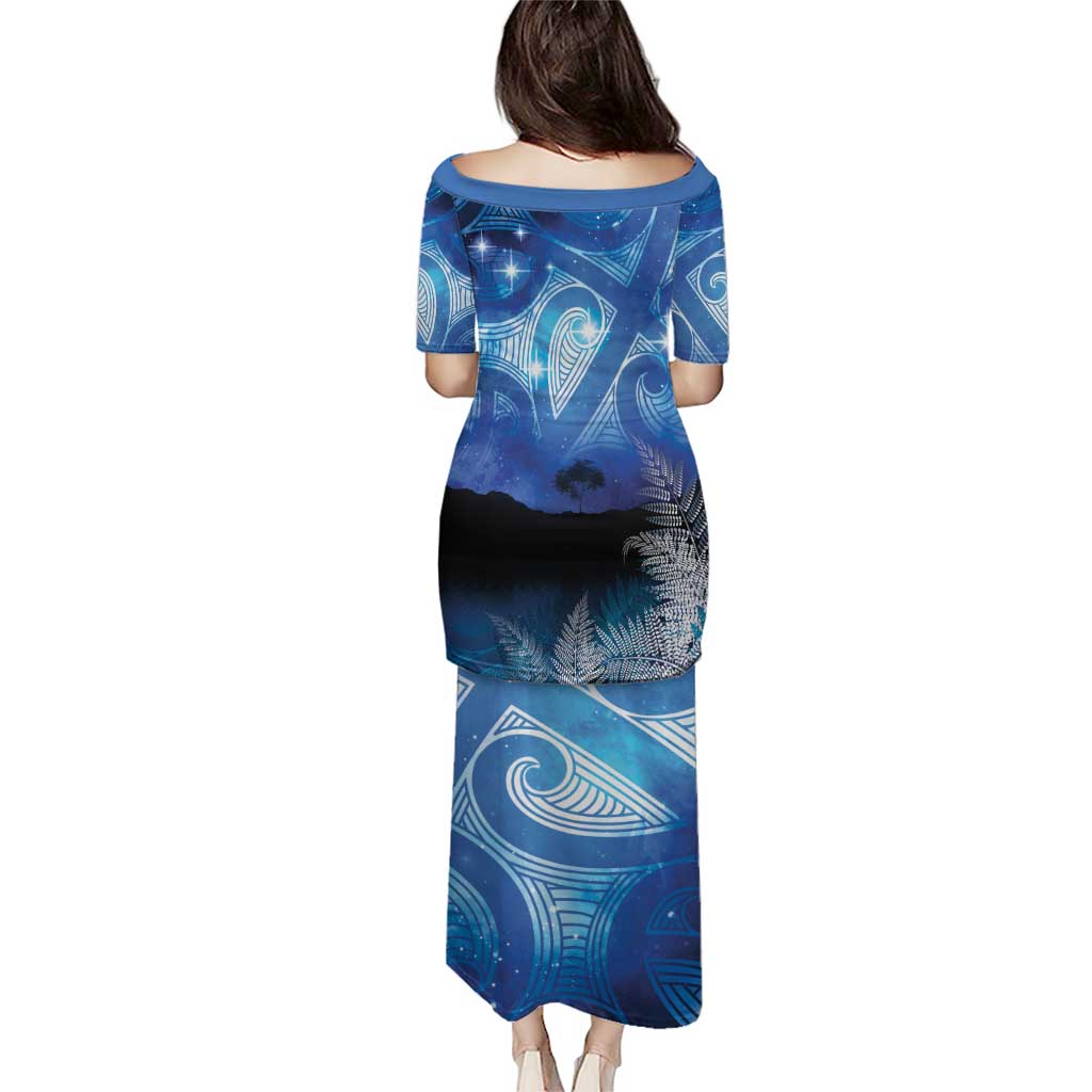 NZ Maori Matariki Scenery Puletasi Galaxy Sky LT7 - Polynesian Pride