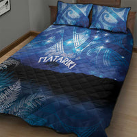 NZ Maori Matariki Scenery Quilt Bed Set Galaxy Sky LT7 - Polynesian Pride