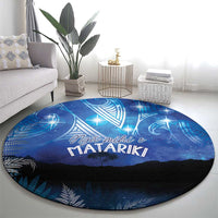 NZ Maori Matariki Scenery Round Carpet Galaxy Sky LT7 - Polynesian Pride