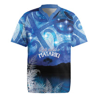 NZ Maori Matariki Scenery Rugby Jersey Galaxy Sky LT7 Galaxy - Polynesian Pride