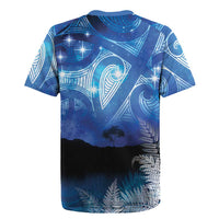 NZ Maori Matariki Scenery Rugby Jersey Galaxy Sky LT7 - Polynesian Pride