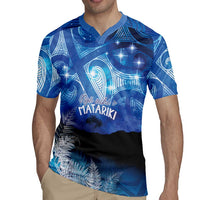 NZ Maori Matariki Scenery Rugby Jersey Galaxy Sky LT7 - Polynesian Pride