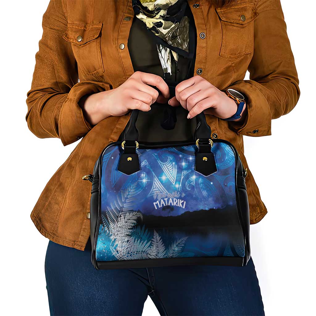 NZ Maori Matariki Scenery Shoulder Handbag Galaxy Sky LT7 - Polynesian Pride