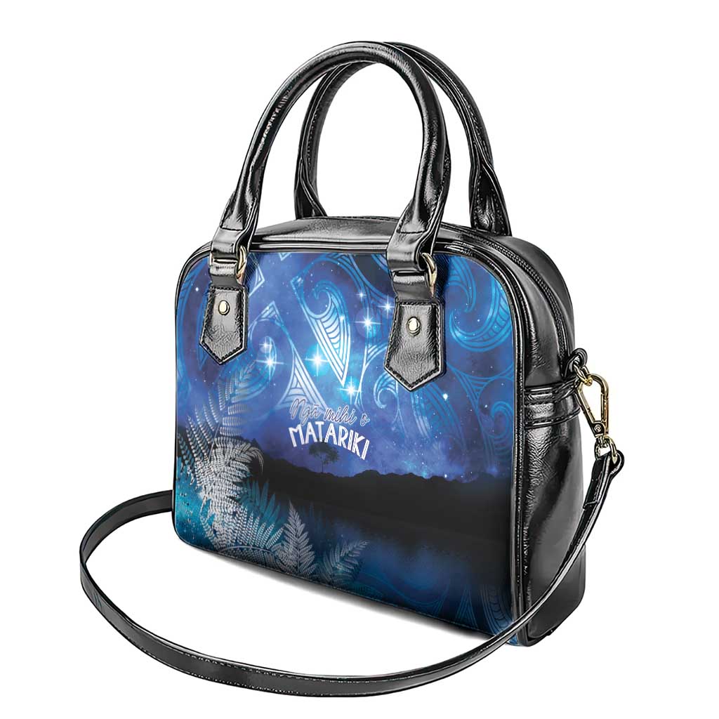 NZ Maori Matariki Scenery Shoulder Handbag Galaxy Sky LT7 - Polynesian Pride