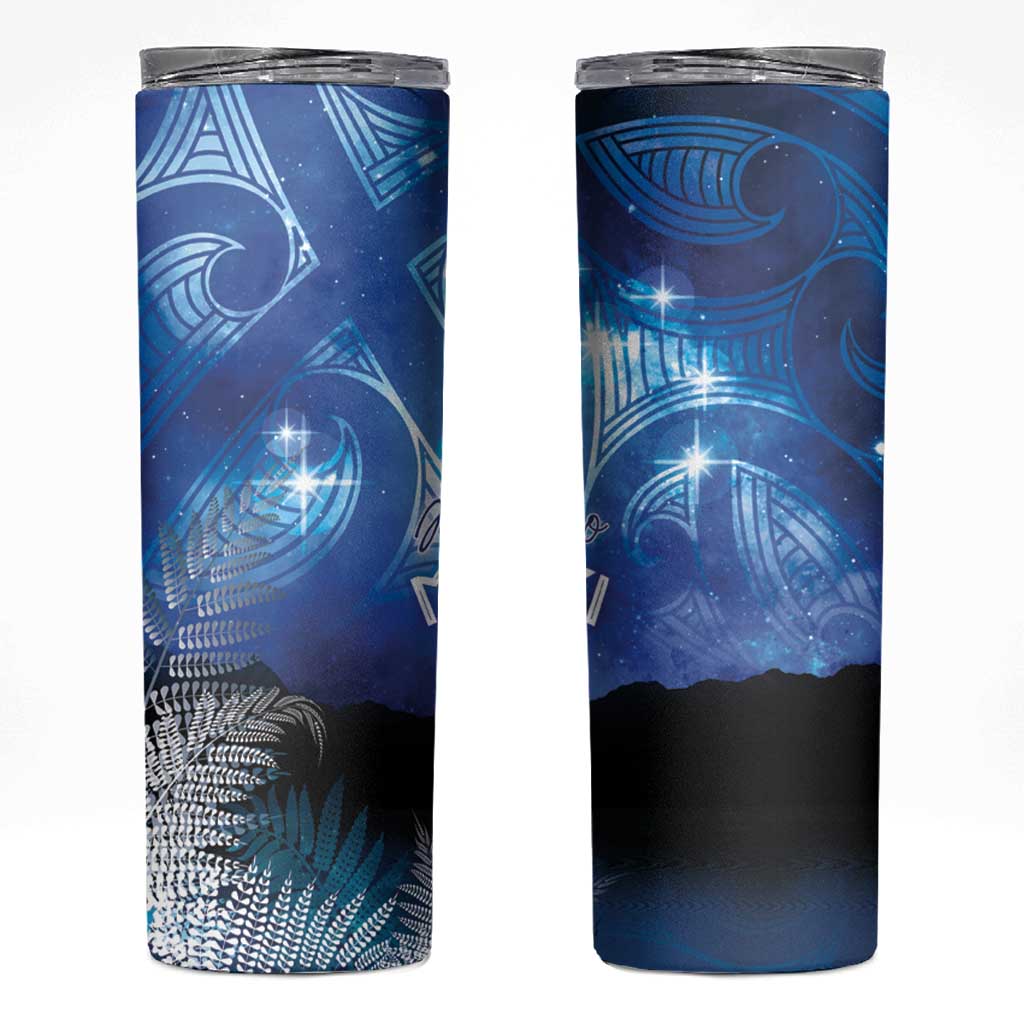 NZ Maori Matariki Scenery Skinny Tumbler Galaxy Sky LT7 Galaxy - Polynesian Pride