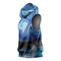NZ Maori Matariki Scenery Sleeveless Hoodie Galaxy Sky LT7 - Polynesian Pride
