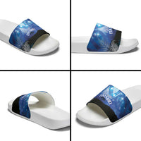 NZ Maori Matariki Scenery Slide Sandals Galaxy Sky LT7 - Polynesian Pride