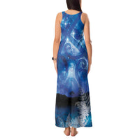 NZ Maori Matariki Scenery Tank Maxi Dress Galaxy Sky