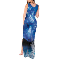 NZ Maori Matariki Scenery Tank Maxi Dress Galaxy Sky
