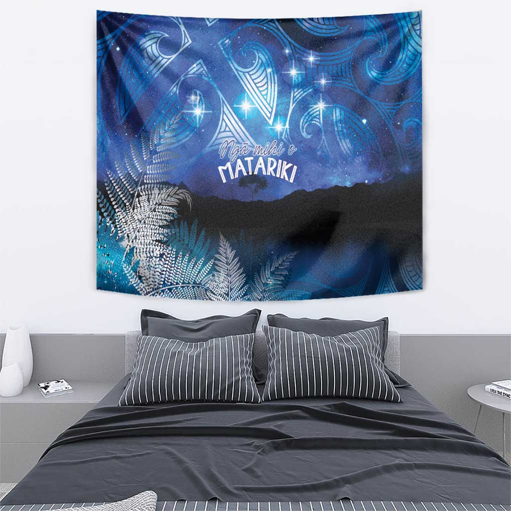 NZ Maori Matariki Scenery Tapestry Galaxy Sky LT7 - Polynesian Pride