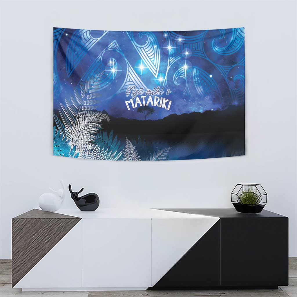NZ Maori Matariki Scenery Tapestry Galaxy Sky LT7 - Polynesian Pride