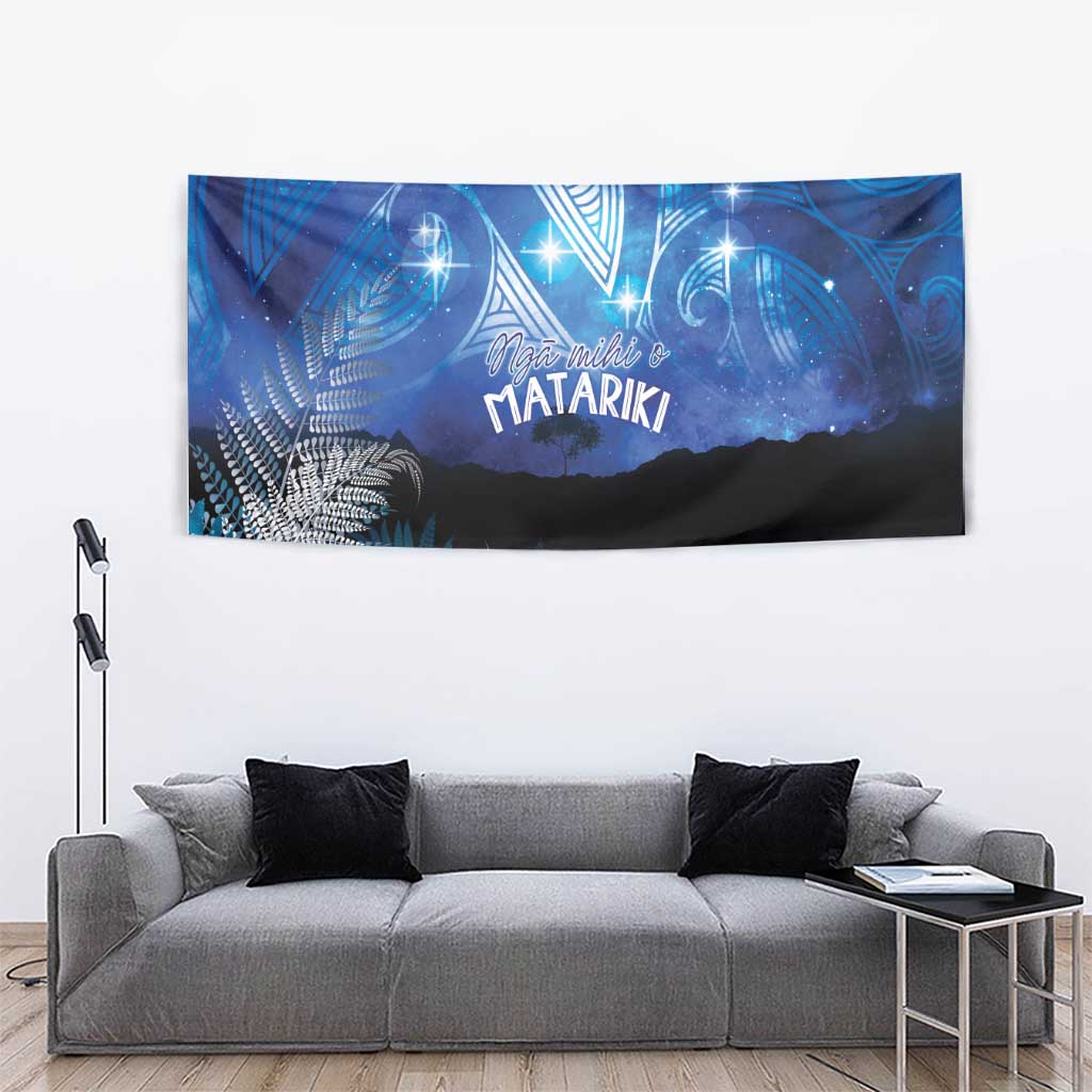NZ Maori Matariki Scenery Tapestry Galaxy Sky LT7 - Polynesian Pride