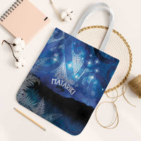 NZ Maori Matariki Scenery Tote Bag Galaxy Sky LT7 White Strap One Size Galaxy - Polynesian Pride