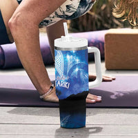 NZ Maori Matariki Scenery Tumbler With Handle Galaxy Sky LT7 - Polynesian Pride