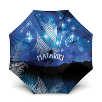 NZ Maori Matariki Scenery Umbrella Galaxy Sky LT7 One Size Folded 11.42 inch Opened Diameter 37.4 inch Galaxy - Polynesian Pride