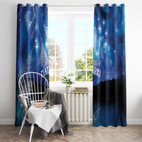 NZ Maori Matariki Scenery Window Curtain Galaxy Sky LT7 - Polynesian Pride