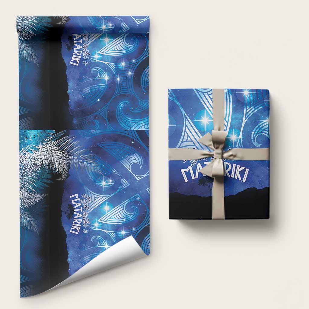 NZ Maori Matariki Scenery Wrapping Paper Galaxy Sky LT7 58" × 23" Galaxy - Polynesian Pride