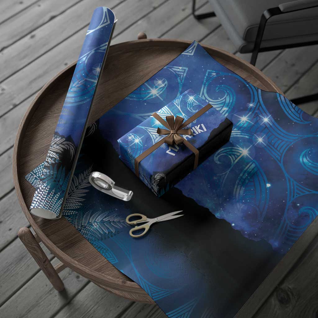 NZ Maori Matariki Scenery Wrapping Paper Galaxy Sky LT7 - Polynesian Pride
