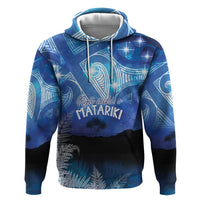 NZ Maori Matariki Scenery Zip Hoodie Galaxy Sky LT7 Pullover Hoodie Galaxy - Polynesian Pride