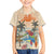 Personalized Christmas In July - Hawaii Retro Family Matching Off The Shoulder Long Sleeve Dress and Hawaiian Shirt Lost In Parrot-dise