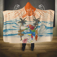 Christmas In July - Hawaii Retro Hooded Blanket Lost In Parrot-dise LT7 - Polynesian Pride