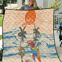 Christmas In July - Hawaii Retro Quilt Lost In Parrot-dise