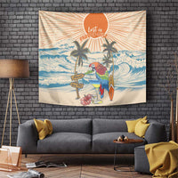 Christmas In July - Hawaii Retro Tapestry Lost In Parrot-dise