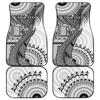 Fiji Rugby Bula Masi Car Mats Fish Tail Kaivity Cibi - White
