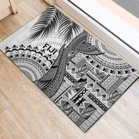 Fiji Rugby Bula Masi Rubber Doormat Fish Tail Kaivity Cibi - White