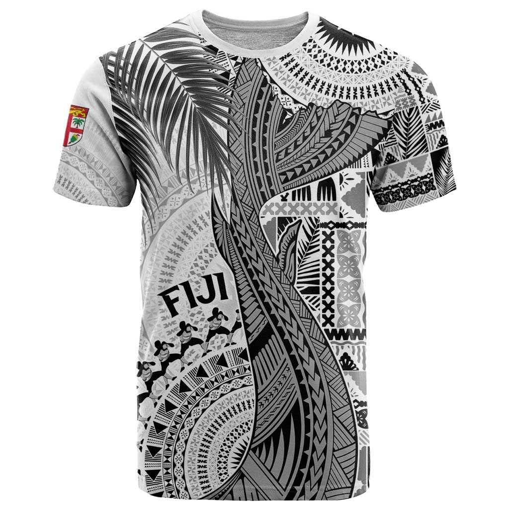 Fiji Rugby Personalised Bula Masi T Shirt Fish Tail Kaivity Cibi - White