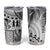 Fiji Rugby Personalised Bula Masi Tumbler Cup Fish Tail Kaivity Cibi - White