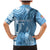 Fiji Rugby Personalised Bula Masi Family Matching Mermaid Dress and Hawaiian Shirt Fish Tail Kaivity Cibi - Turquoise