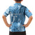 Fiji Rugby Personalised Bula Masi Kid Hawaiian Shirt Fish Tail Kaivity Cibi - Turquoise