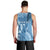 Fiji Rugby Personalised Bula Masi Men Tank Top Fish Tail Kaivity Cibi - Turquoise