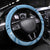 Fiji Rugby Bula Masi Steering Wheel Cover Fish Tail Kaivity Cibi - Turquoise