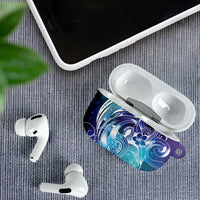 Aloha Hawaii Turtle AirPods Case Teal Purple Ribbon LT7 - Polynesian Pride