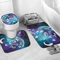 Aloha Hawaii Turtle Bathroom Set Teal Purple Ribbon - Polynesian Pride