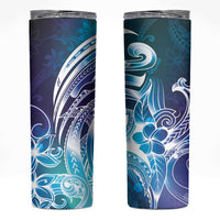 Aloha Hawaii Turtle Skinny Tumbler Teal Purple Ribbon - Polynesian Pride