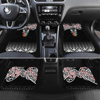 Kia Kaha Te Reo Maori Car Mats 50 Years Mo Ake Tonu Te Reo - Polynesian Pride