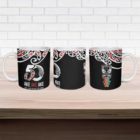 Kia Kaha Te Reo Maori Ceramic Mug 50 Years Mo Ake Tonu Te Reo - Polynesian Pride