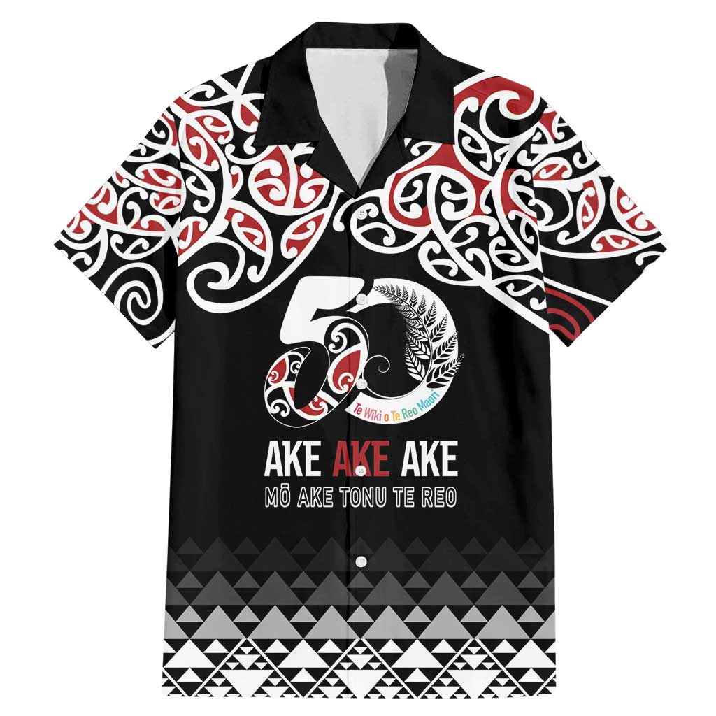 Kia Kaha Te Reo Maori Family Matching Mermaid Dress and Hawaiian Shirt 50 Years Mo Ake Tonu Te Reo - Polynesian Pride