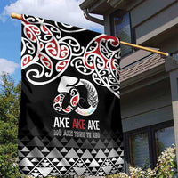 Kia Kaha Te Reo Maori Garden Flag 50 Years Mo Ake Tonu Te Reo - Polynesian Pride