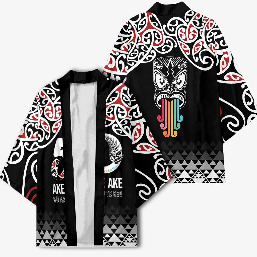Kia Kaha Te Reo Maori Kimono 50 Years Mo Ake Tonu Te Reo - Polynesian Pride