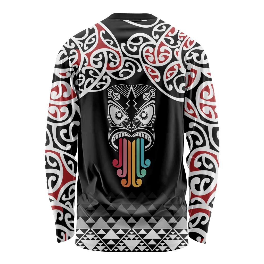 Kia Kaha Te Reo Maori Long Sleeve Shirt 50 Years Mo Ake Tonu Te Reo - Polynesian Pride