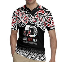 Kia Kaha Te Reo Maori Rugby Jersey 50 Years Mo Ake Tonu Te Reo - Polynesian Pride