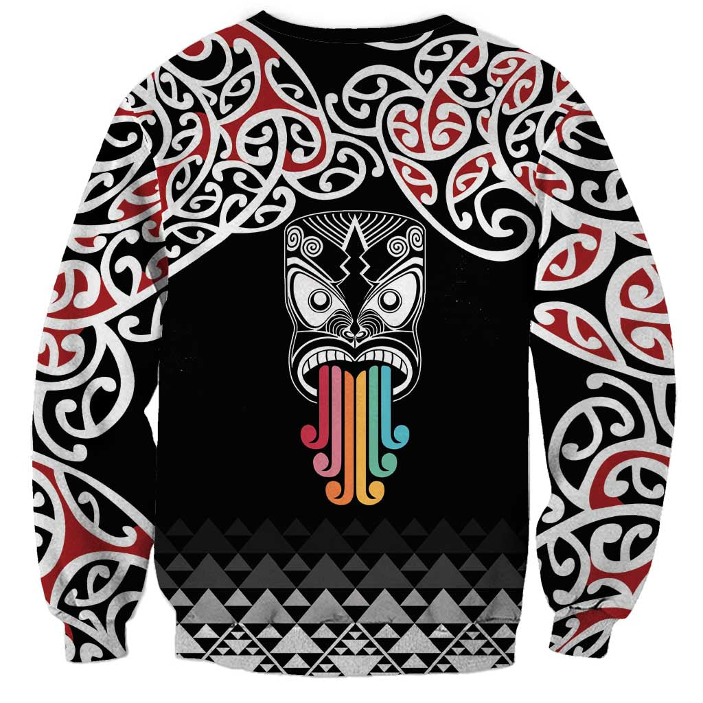 Kia Kaha Te Reo Maori Sweatshirt 50 Years Mo Ake Tonu Te Reo - Polynesian Pride